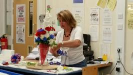 Suzanne is creating a 